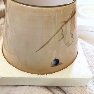 Ceramic top shade for jar candles